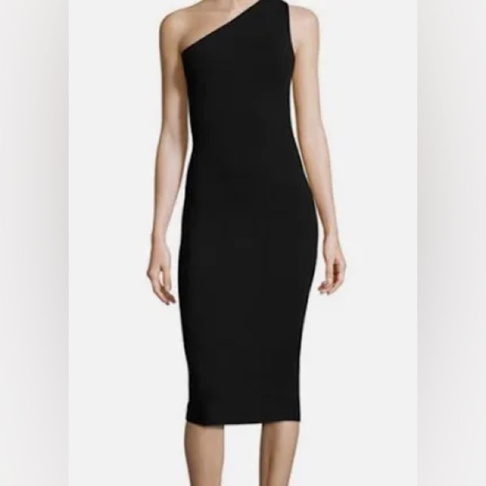 Diane Von Furstenberg Black Midi Dress